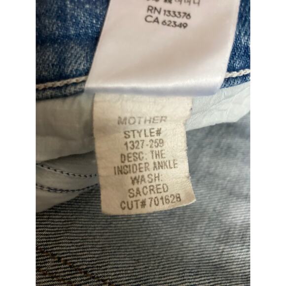 MOTHER SUPERIOR The Insider Ankle Jeans Sacred 26 - Picture 7 of 8